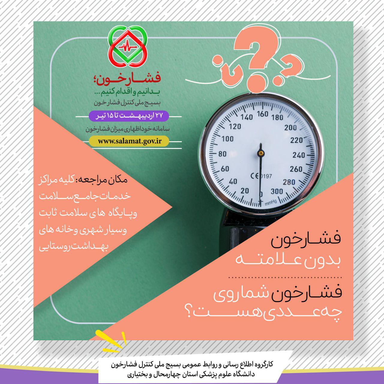 پوستر عدد فشارخونتان
