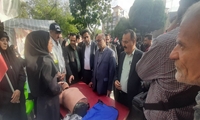 حضور و برپایی غرفه های دانشگاهیان علوم پزشکی شهرکرد در رزمایش بزرگ جان‌فدایان بام ایران 