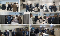 بازدید رئیس دانشگاه از اورژانس مراکز آموزشی درمانی مرکز استان