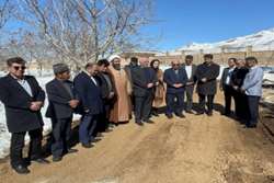 کلنگ ساختمان جدید بیمارستان سینا جونقان به زمین زده شد