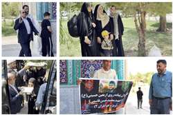 اعزام کاروان دانشجویان دختر دانشگاه به کربلای معلا