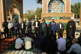 برگزاری مراسم عزاداری دهه آخر ماه صفر و ادای احترام به مقام شامخ شهدا